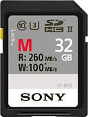 Карта памяти Sony SDHC SF-M Series UHS-II 32GB