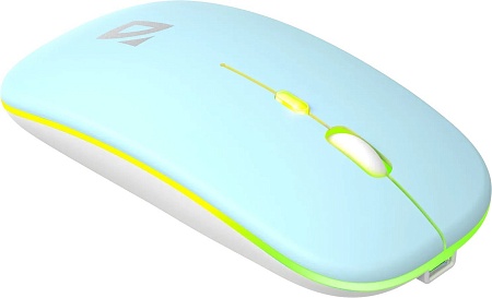 Мышь Defender Coda MB-261 (голубой/белый)