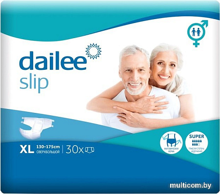 Подгузники для взрослых Dailee Slip XL (30 шт)