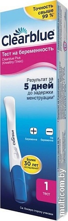 Тест на беременность Clearblue Plus 1 шт