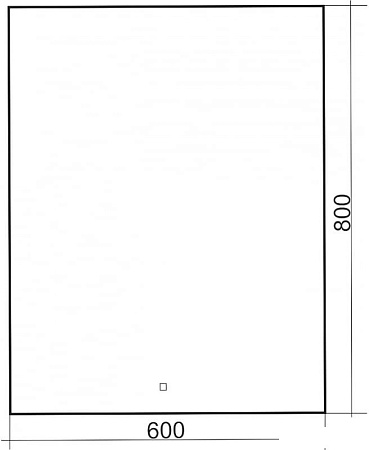 Зеркало Abber See AG6103S-0.6