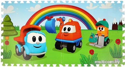 Коврик-пазл Играем вместе Грузовичок Лёва FS-GL