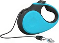 Поводок-рулетка XCHO Трос 5м (M, бирюзовый/черный)