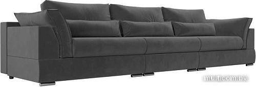 Диван Mebelico Пекин Long 115452 (велюр, серый)