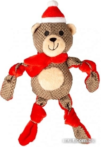 Игрушка для собак Duvo Plus Новогодний мишка 11558/DV