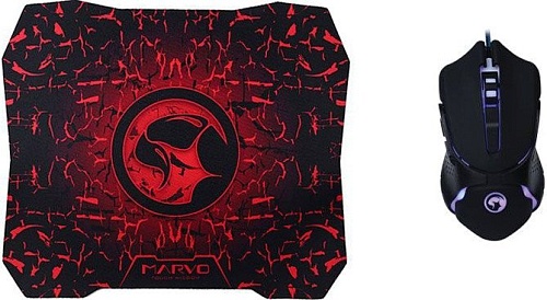 Мышь + коврик Marvo M309+G1
