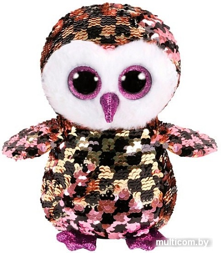Мягкая игрушка Ty Flippables Сова Checks 36673
