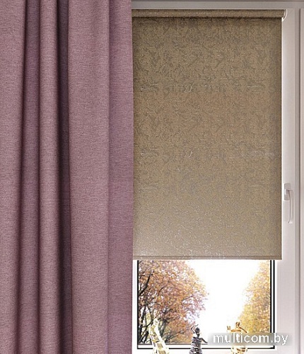Рулонные шторы Legrand Фрост 38x175 (бежево-серый)