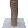 Когтеточка Bast Столбик 40 (джут, бежевый)