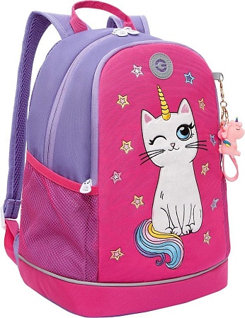 Школьный рюкзак Grizzly RG-463-10 (фиолетовый/розовый)