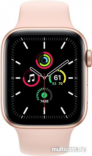 Умные часы Apple Watch SE 44 мм (алюминий золотистый/розовый песок)