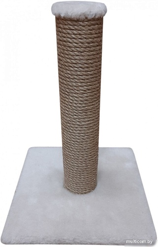 Когтеточка Bast Столбик 40 (джут, бежевый)