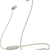 Наушники Sony WI-C100 (бежевый)