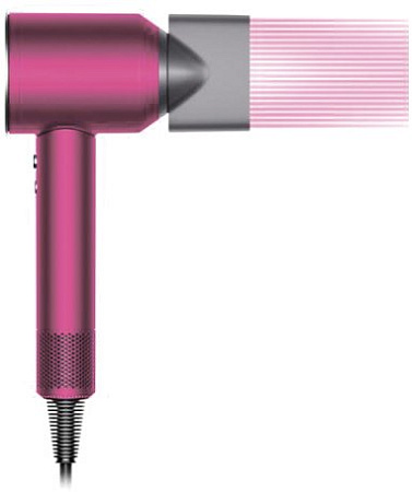 Фен Dyson HD07 Supersonic 390244-01 (фуксия/никель)