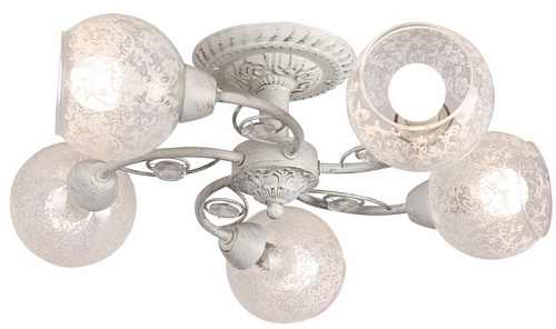 Припотолочная люстра Arte Lamp Cristy A5028PL-5WH