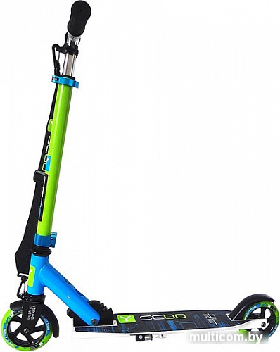 Самокат Y-Scoo Mini City Montreal 125 (киви/голубой)