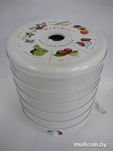 Сушилка для овощей и фруктов Спектр-Прибор Ветерок-5 (5 поддонов, белый)