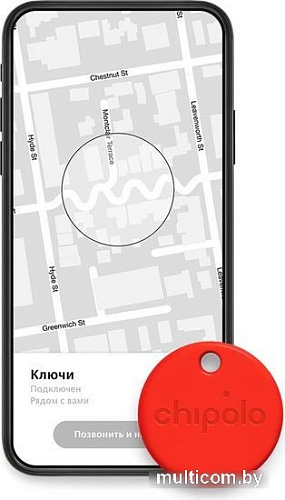 Bluetooth-метка Chipolo ONE (красный)