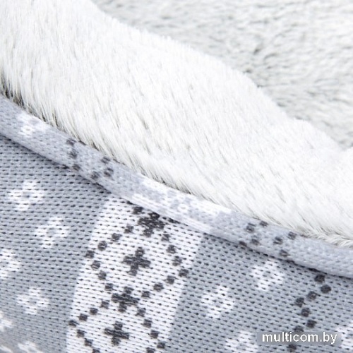 Лежак Scruffs Santa Paws 660696 (бело-серый)