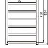 Полотенцесушитель Zehnder Stalox STXI-080-045