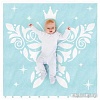 Полотенце Нордтекс Облачко Бабочка МХ42 100x100 (нежно-бирюзовый/белый)