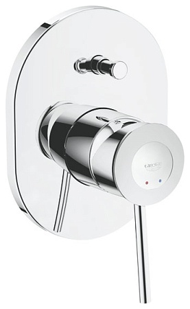Однорычажный смеситель Grohe BauClassic 29047000+32963000