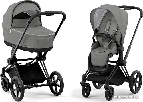 Универсальная коляска Cybex Priam IV (2 в 1, soho grey/matt black)