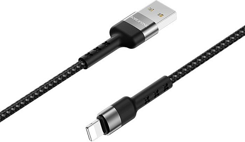 Кабель Borofone BX34 Ligthtning 1 м (черный)