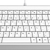 Клавиатура A4Tech Fstyler FKS11 (белый/серый)