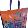 Женская сумка Erich Krause Tropical 60959 (синий/зеленый/оранжевый/принт)