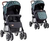 Коляска прогулочная «книга» Lorelli Ines (black leawes)