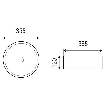 Умывальник Azario AZ-3134-MW