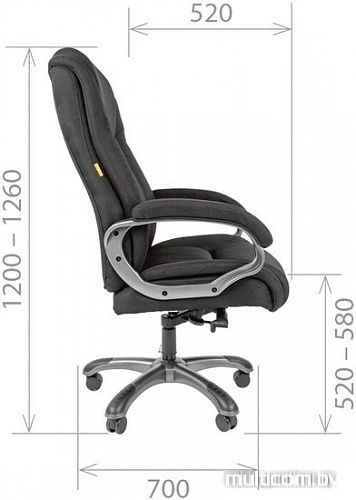 Кресло CHAIRMAN 410 (серый)