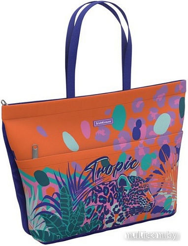 Женская сумка Erich Krause Tropical 60959 (синий/зеленый/оранжевый/принт)