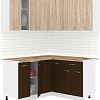 Готовая кухня Кортекс-мебель Корнелия Лира 1.5x1.5 (дуб сонома/венге/мадрид)
