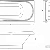 Ванна Ventospa Like LA 150x70 (с каркасом и экраном)
