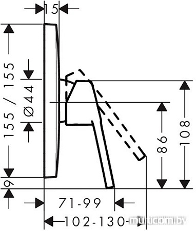 Смеситель Hansgrohe Logis Loop 71267000