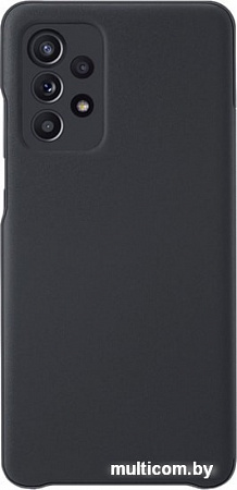 Чехол Samsung S View Wallet Cover для Samsung Galaxy A52 (черный)