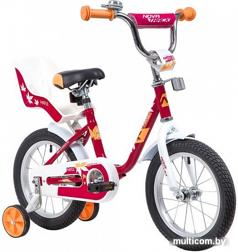 Детский велосипед Novatrack Maple 14 2019 144MAPLE.RD9 (красный/белый)