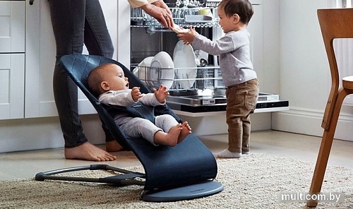 Шезлонг BabyBjorn Bouncer Bliss (антрацит)