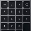 Цифровой блок Satechi Aluminum Slim Rechargeable Bluetooth Keypad (серый космос)