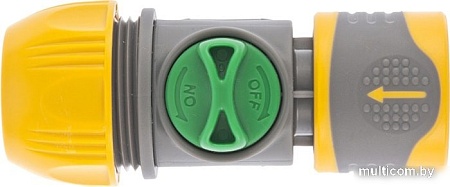 Коннектор Palisad быстросъемный универсальный 1/2-3/4 с переключателем 66254