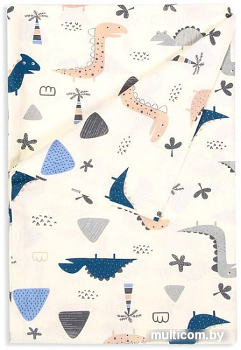 Постельное белье Amarobaby Little Dino AMARO-5202-LD (бежевый/синий)