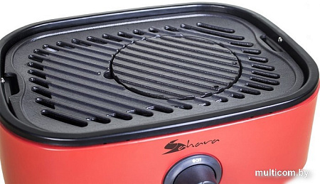 Портативный газовый гриль Sahara Mini BBQ (серебристый)
