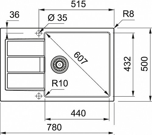 Кухонная мойка Franke Sirius 2.0 S2D 611-78 XL (серый)