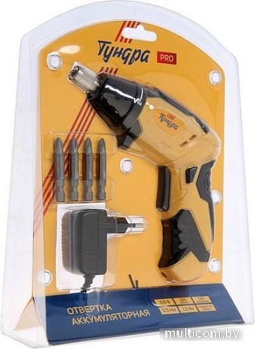 Электроотвертка Tundra Pro 7461754 (с 1-им АКБ)