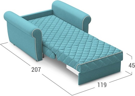 Кресло-кровать Moon Trade Гамбург 123 003193 (бирюзовый)