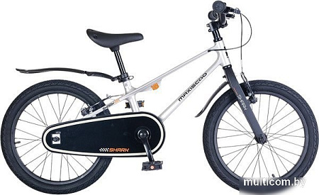 Детский велосипед Maxiscoo Shark Sport 18 2025 MSC-SH1842 (серый жемчуг, разобранный)