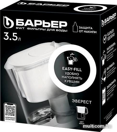 Кувшин БАРЬЕР Эверест (белый)