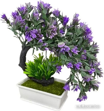 Искусственное растение Merry Bear Home Decor Бонсай Мини EGB3121004 (сиреневый)